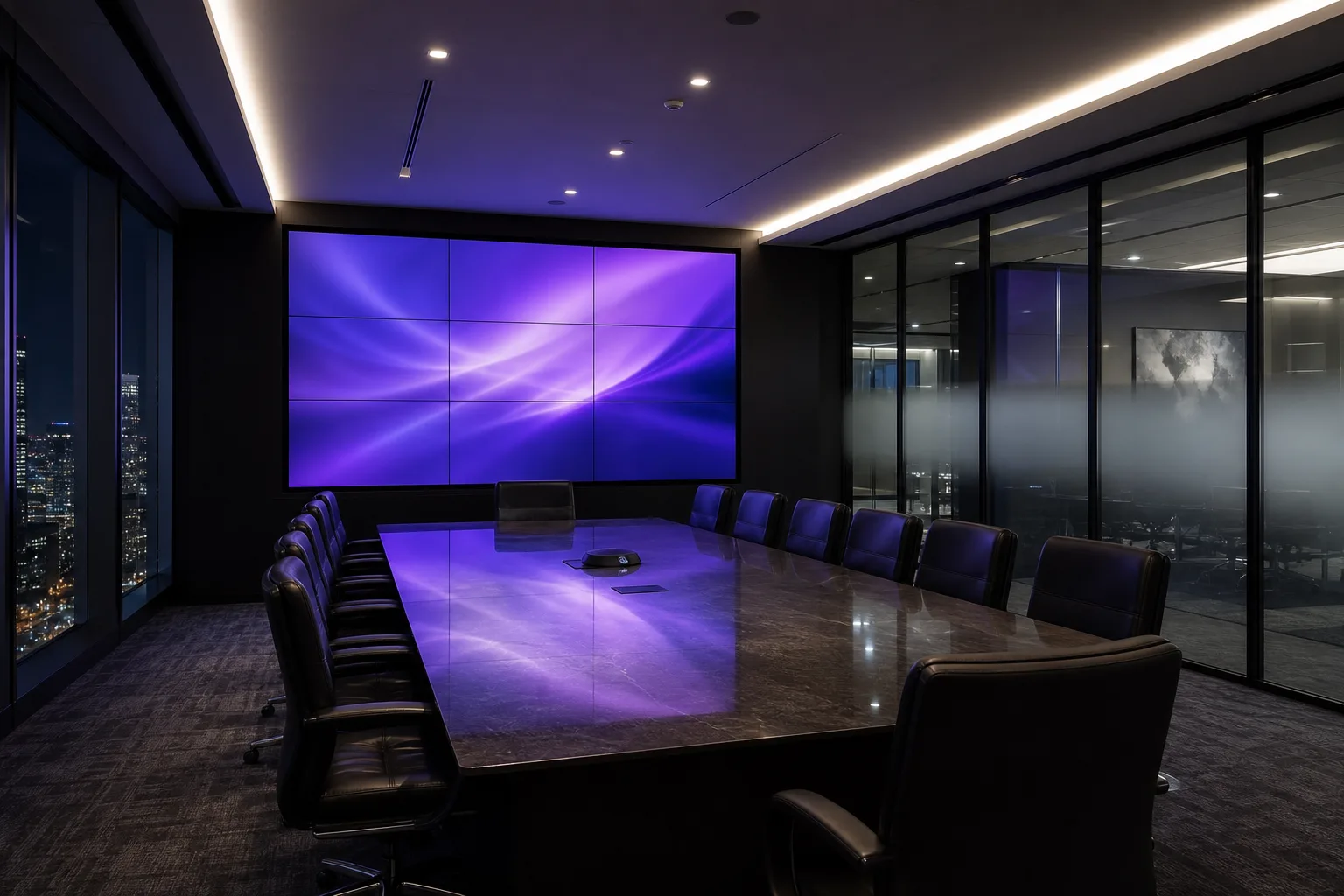 Modern auditorium and boardroom AV installation by Sai Enterprises AV Solutions in Pune